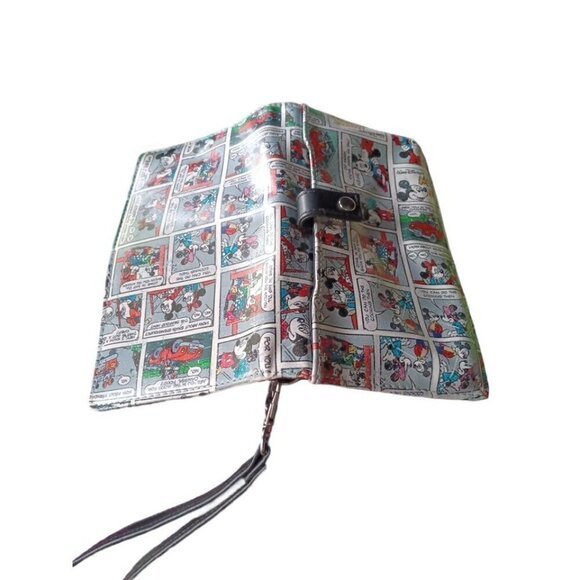 Disney Parks | Mickey & Minnie Mouse Comic Strip Wallet Wristlet | Retro | - Picture 4 of 6